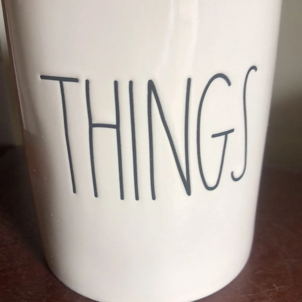 Rae Dunn Lidded THINGS Jar Home Decor